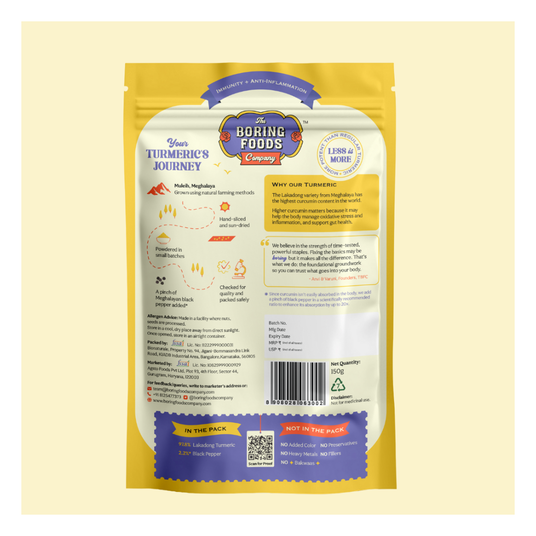 Lakadong Turmeric Powder