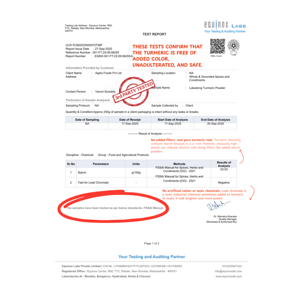 Lakadong Turmeric Powder