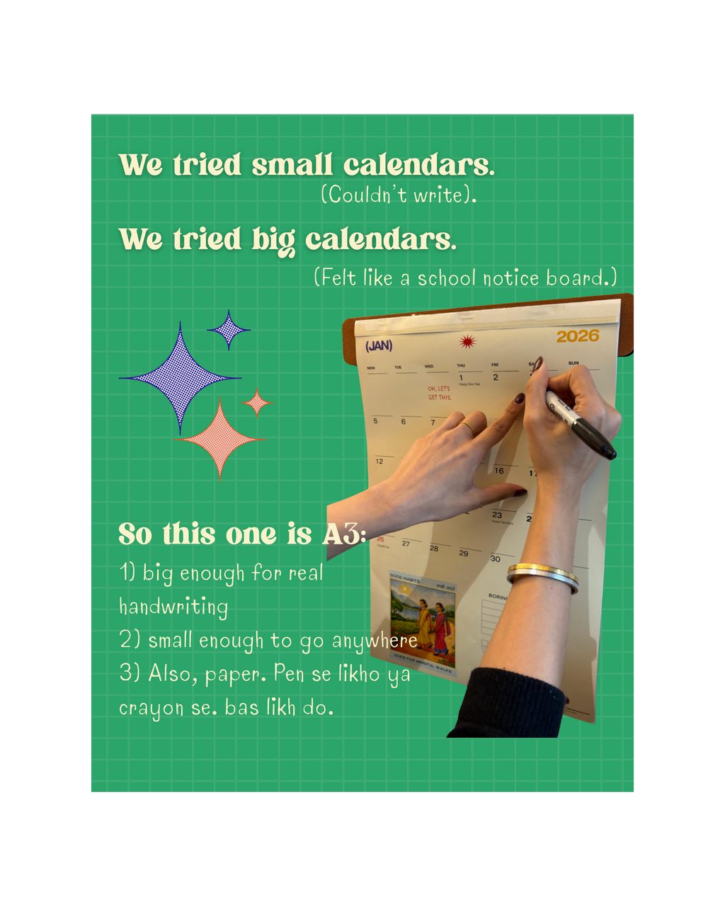 The Boring Habits Calendar 2026