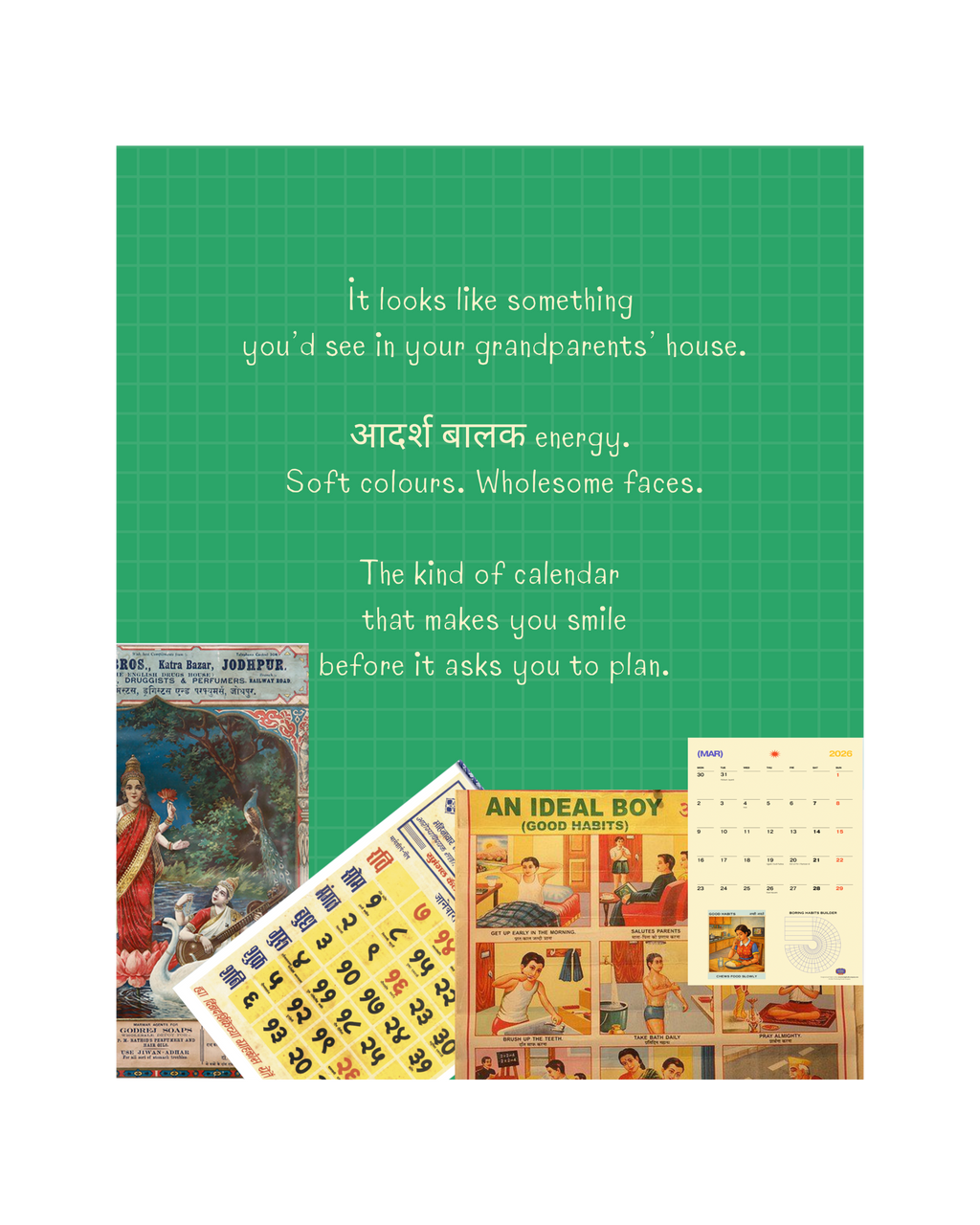 The Boring Habits Calendar 2026