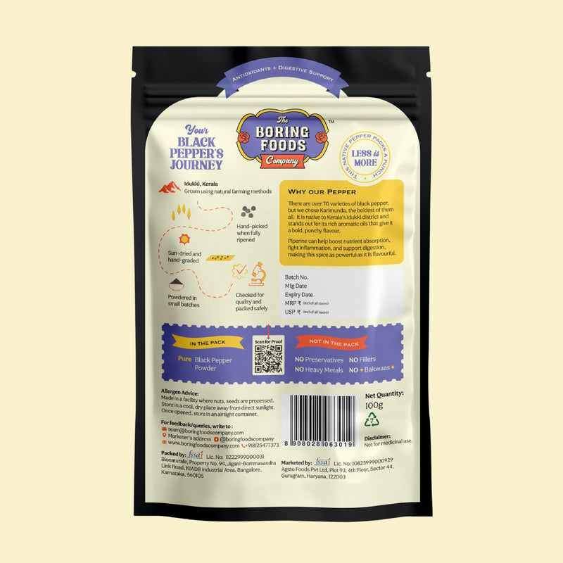 Karimunda Black Pepper Powder