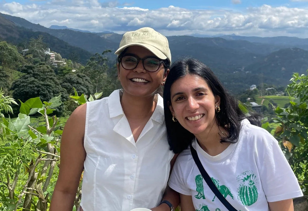 The founders in the field, somewhere in the Western Ghats